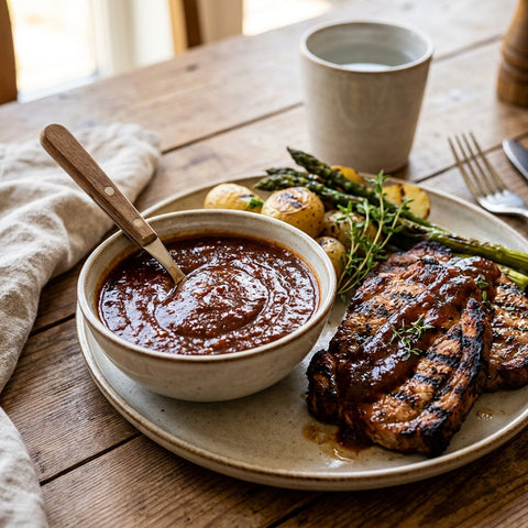 Enkel BBQ-sås till grillat
