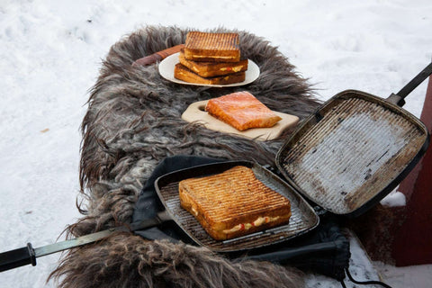 Klämmacka med varmrökt laxröra
