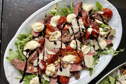 Tagliata på lokal entrecôte