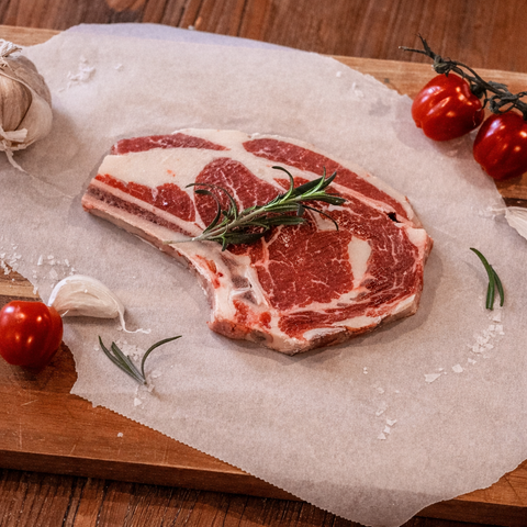 Entrecôte med ben ca 260 g - Hembygdens Kött & Chark (Fryst)