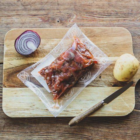 Gravrökt lax finstrimlad ca 250 g - Norums fiskrökeri (Fryst)