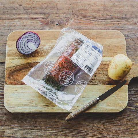 Gravad lax i bit ca 270 g - Norums fiskrökeri (Fryst)