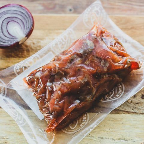 Gravrökt lax finstrimlad ca 250 g - Norums fiskrökeri (Fryst)