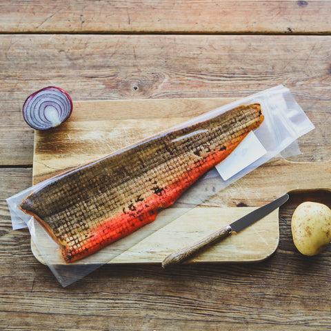 Varmrökt fjällrödingfilé ca 300 g - Norums fiskrökeri (Fryst)