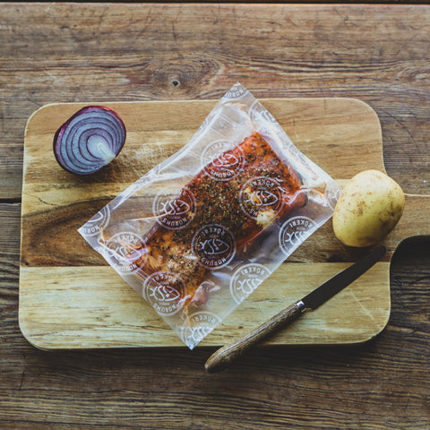 Varmrökt lax peppar ca 270 g - Norums fiskrökeri (Fryst)