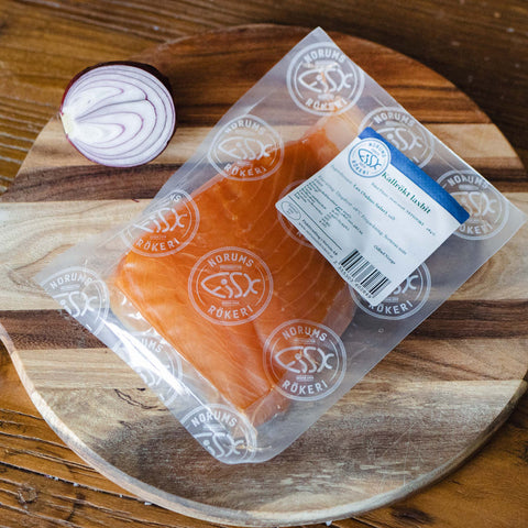 Kallrökt laxbit ca 275 g - Norums fiskrökeri (Fryst)