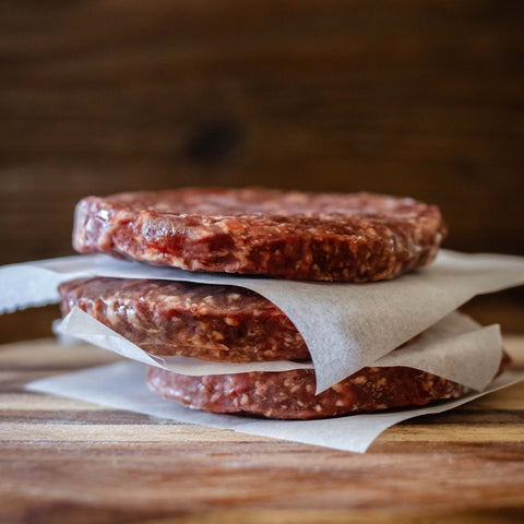 Hamburgare nötfärs 3 x 150 g - Svedjan Kött (Fryst)