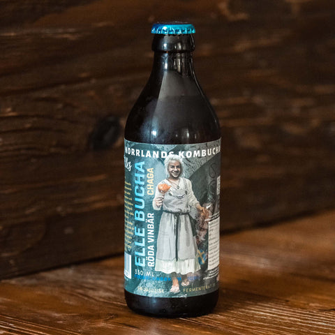 Elle röda vinbär & chaga Kombucha ( 330 ml ) - Norrlands Kombucha