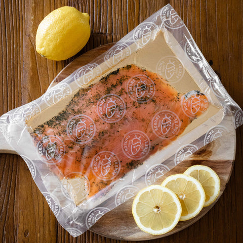 Gravad lax (skivad) ca 180 g - Norums fiskrökeri (Fryst)