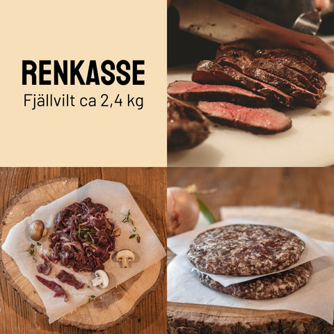 Renkasse från Fjällvilt ca 2,4 kg (fryst)